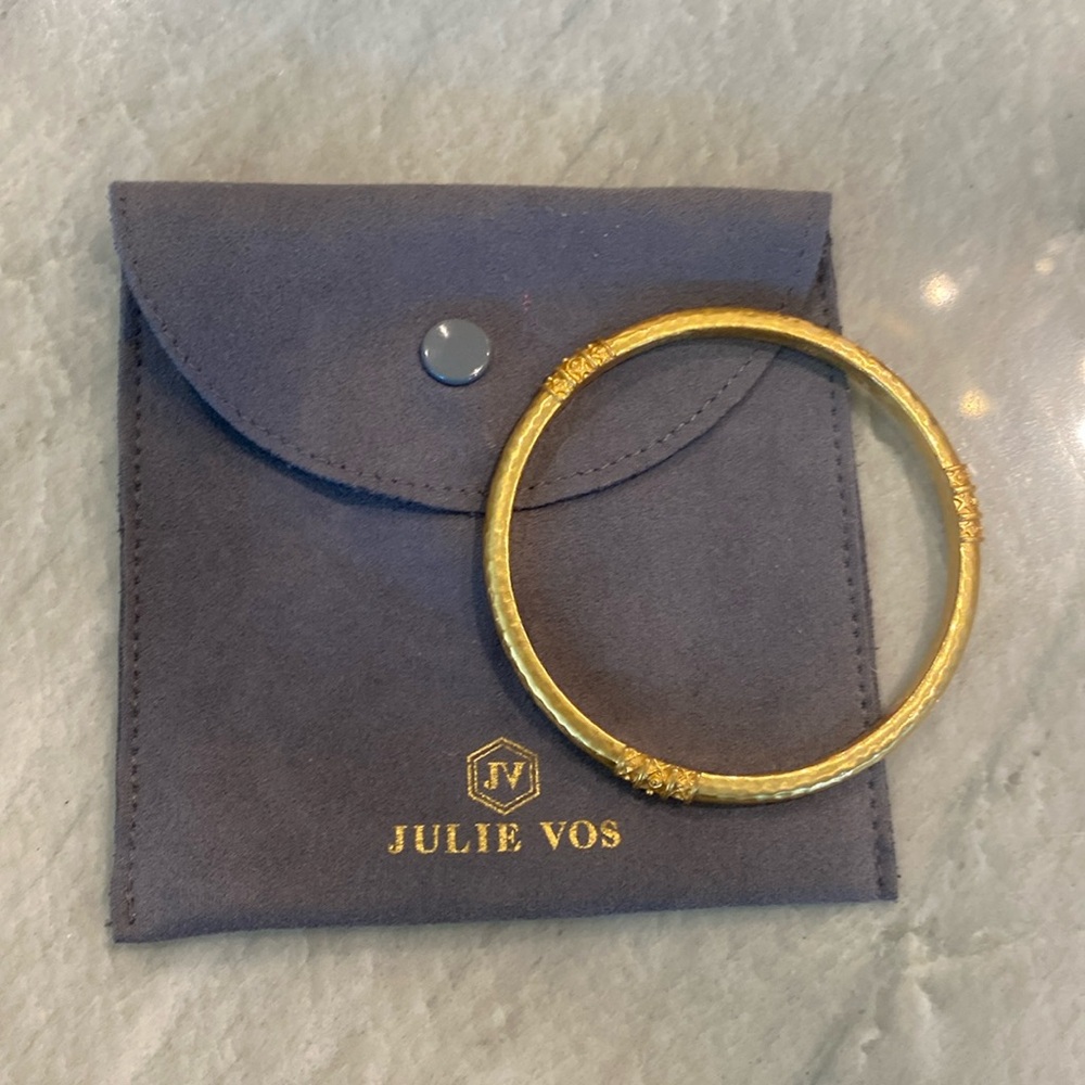 Julie Vos 24k Gold plated Catalina Bangle
